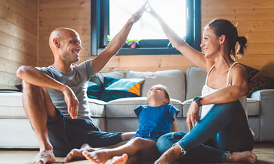 Family home representing home equity loan options